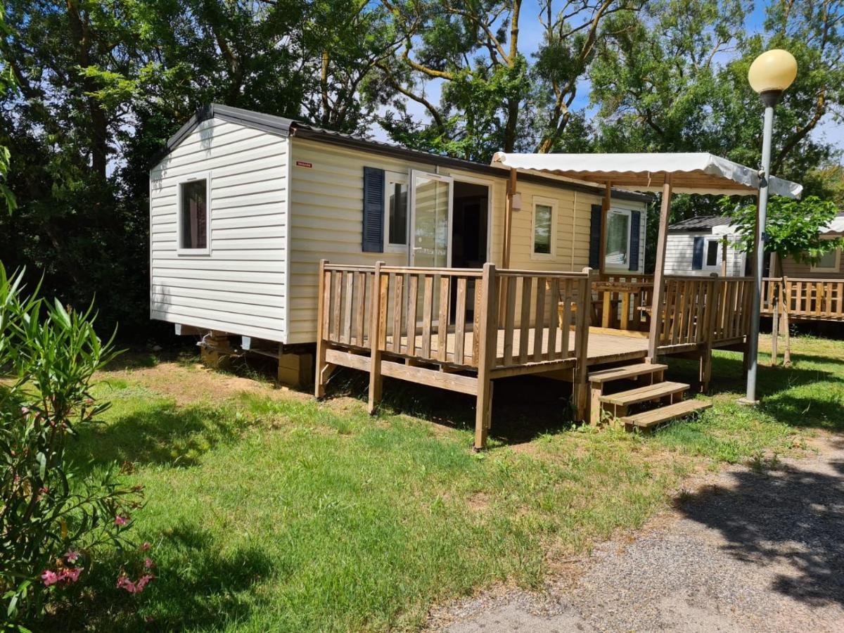 Mobil Home Camping Des 7 Fonts آجد المظهر الخارجي الصورة