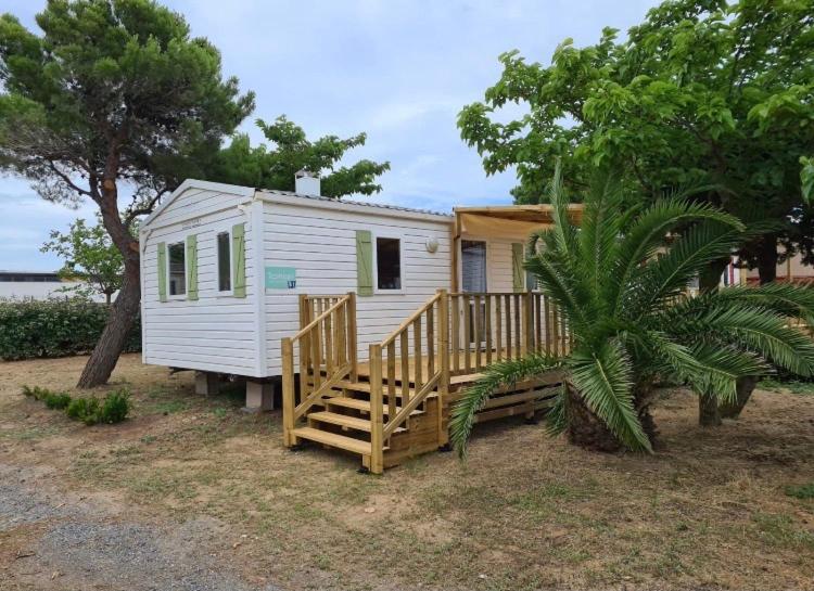 Mobil Home Camping Des 7 Fonts آجد المظهر الخارجي الصورة